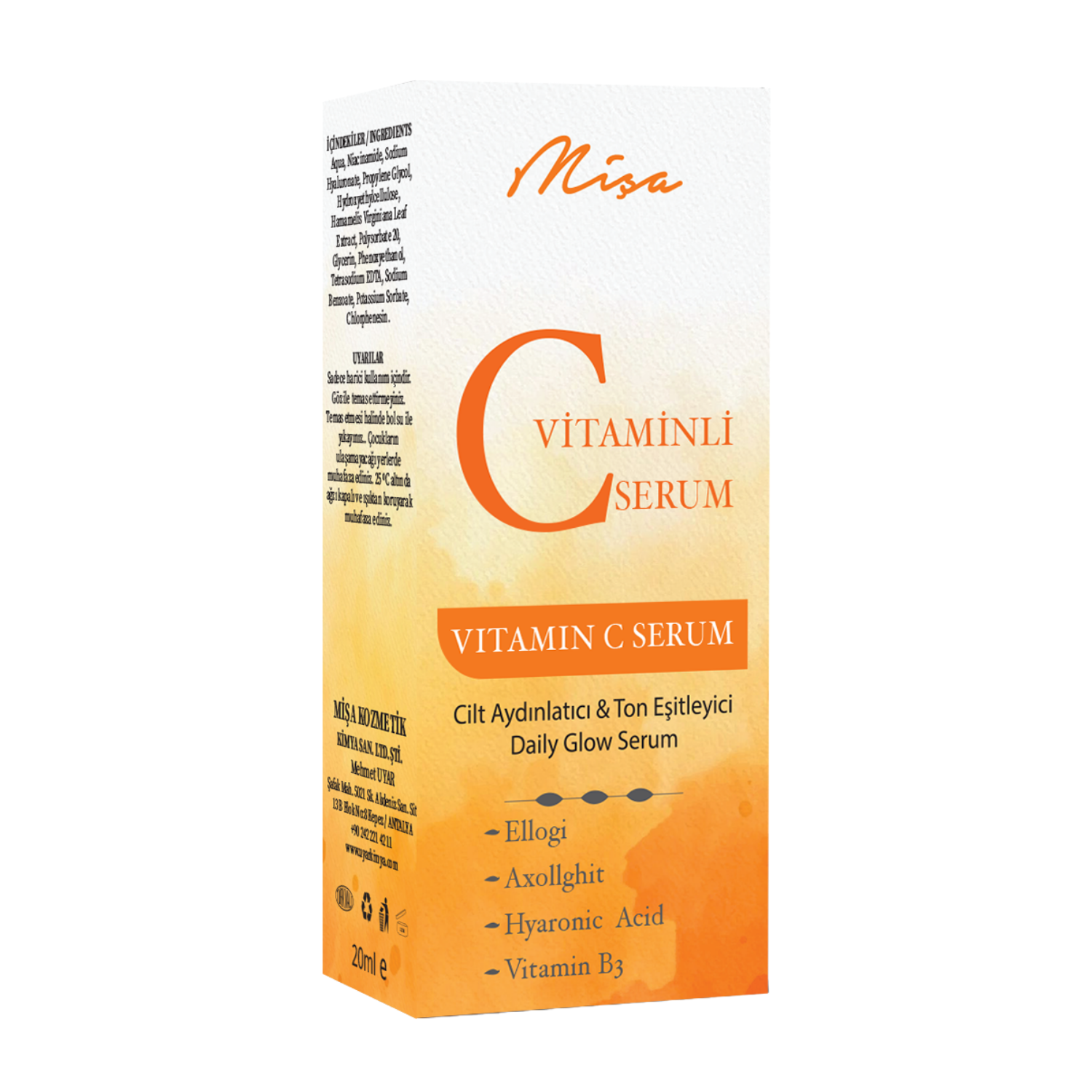 Mişa C Vitaminli Cilt Serumu 